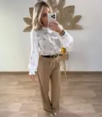 Pantalón de vestir caída recto - Imagen 3