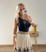 Camiseta tirante básica de cuello redondo - Imagen 2