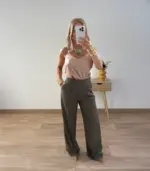 Pantalón de vestir caída recto - Imagen 2
