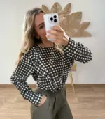 Blusa de lunares