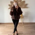 Leggins cintura alta y goma en pie