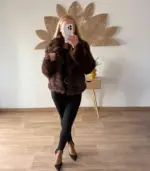 Leggins cintura alta y goma en pie