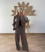 Chaqueta Bomber corta de espiga - Imagen 2