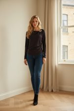 Camiseta manga larga lycra con adorno - Imagen 4