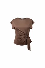 Camiseta manga corta lazo lateral inferior. - Imagen 7