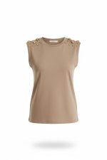 Camiseta  sin mangas con tachuelas hombros - Imagen 9