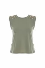 Camiseta  sin mangas con tachuelas hombros - Imagen 12