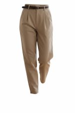 Pantalón de vestir cintura alta con cinturón - Imagen 4