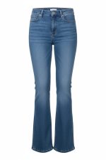 Pantalón vaquero elástico acampanado. - Imagen 4