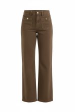 Pantalón vaquero recto bolsillos delanteros - Imagen 5