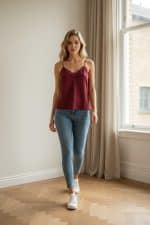 Top lencero tirante fino - Imagen 4